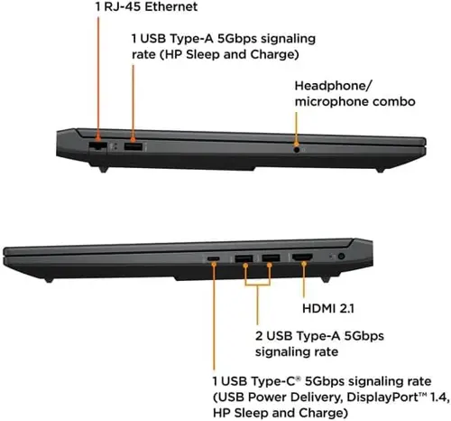 HP Victus 15.6 inch FHD 144Hz Gaming Laptop Intel Core i5-13420H NVIDIA GeForce RTX 4050 6GB - 16GB DDR4 512GB SSD Mica Silver (2024)