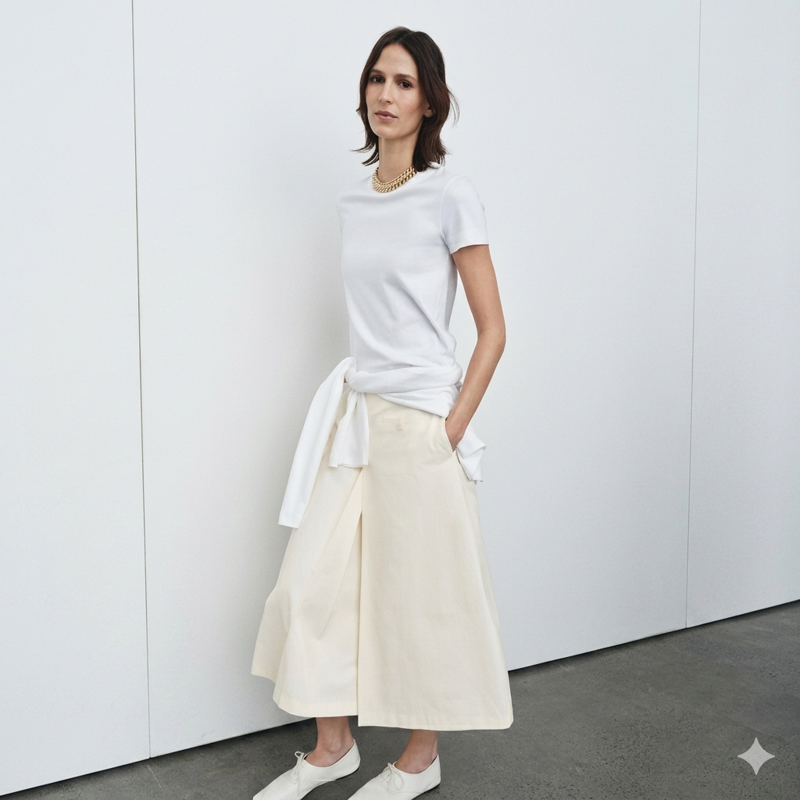 INTERLOCK short sleeve T-SHIRT
